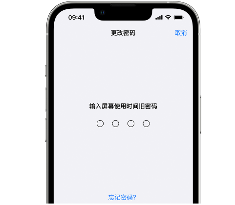 兴县iPhone屏幕维修分享iPhone屏幕使用时间密码忘记了怎么办 