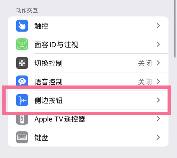 兴县苹果14维修店分享iPhone14 Plus侧键双击下载功能关闭方法 