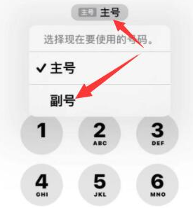 兴县苹果14维修店分享iPhone 14 Pro Max使用副卡打电话的方法 